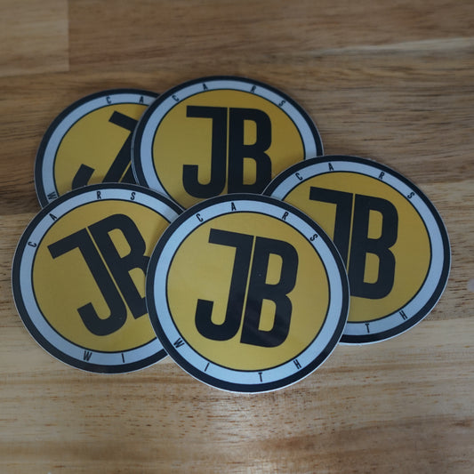 Cars With JB | Logo Collection | Vinyl Sticker